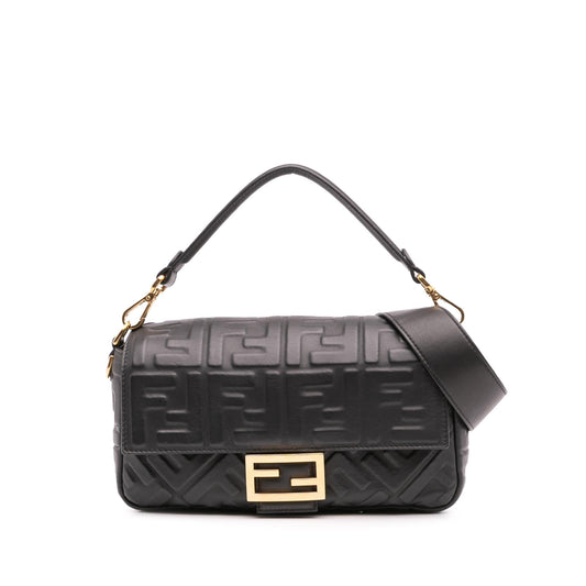 Fendi Baguette Zucchino Red Shoulder Bag Style 14