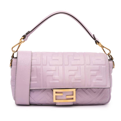 Fendi Baguette Leather Red Shoulder Bag Style 83