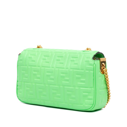 Fendi Baguette Leather Red Shoulder Bag Leather