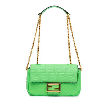 Fendi Baguette Leather Red Shoulder Bag Style 14