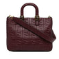 Fendi Zucca Embossed Leather Satchel (SHG-Th9GBp)