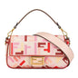 Fendi Zucca Embroidered Baguette Satchel (SHG-PGUpqD)