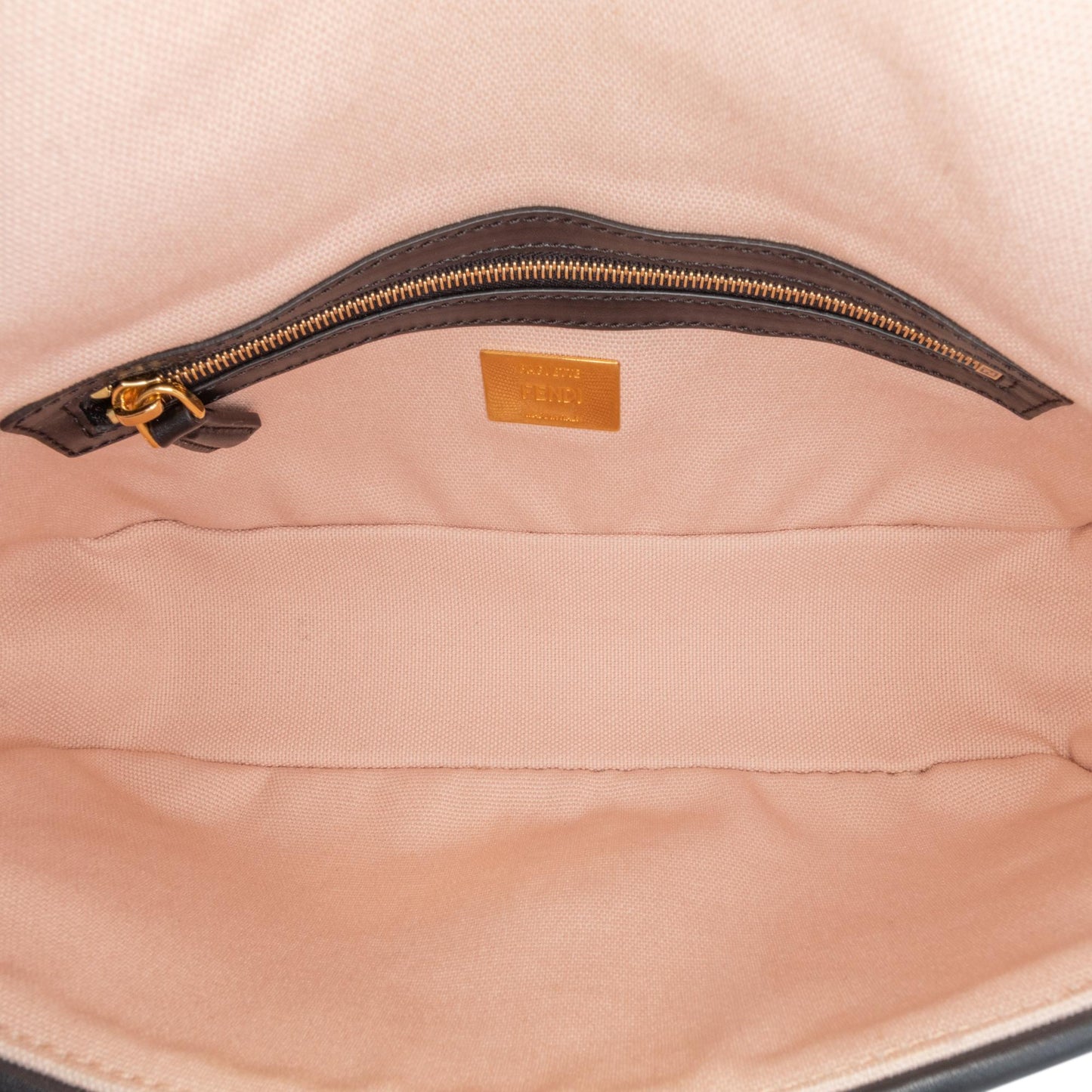 Fendi Baguette Canvas Red Shoulder Bag