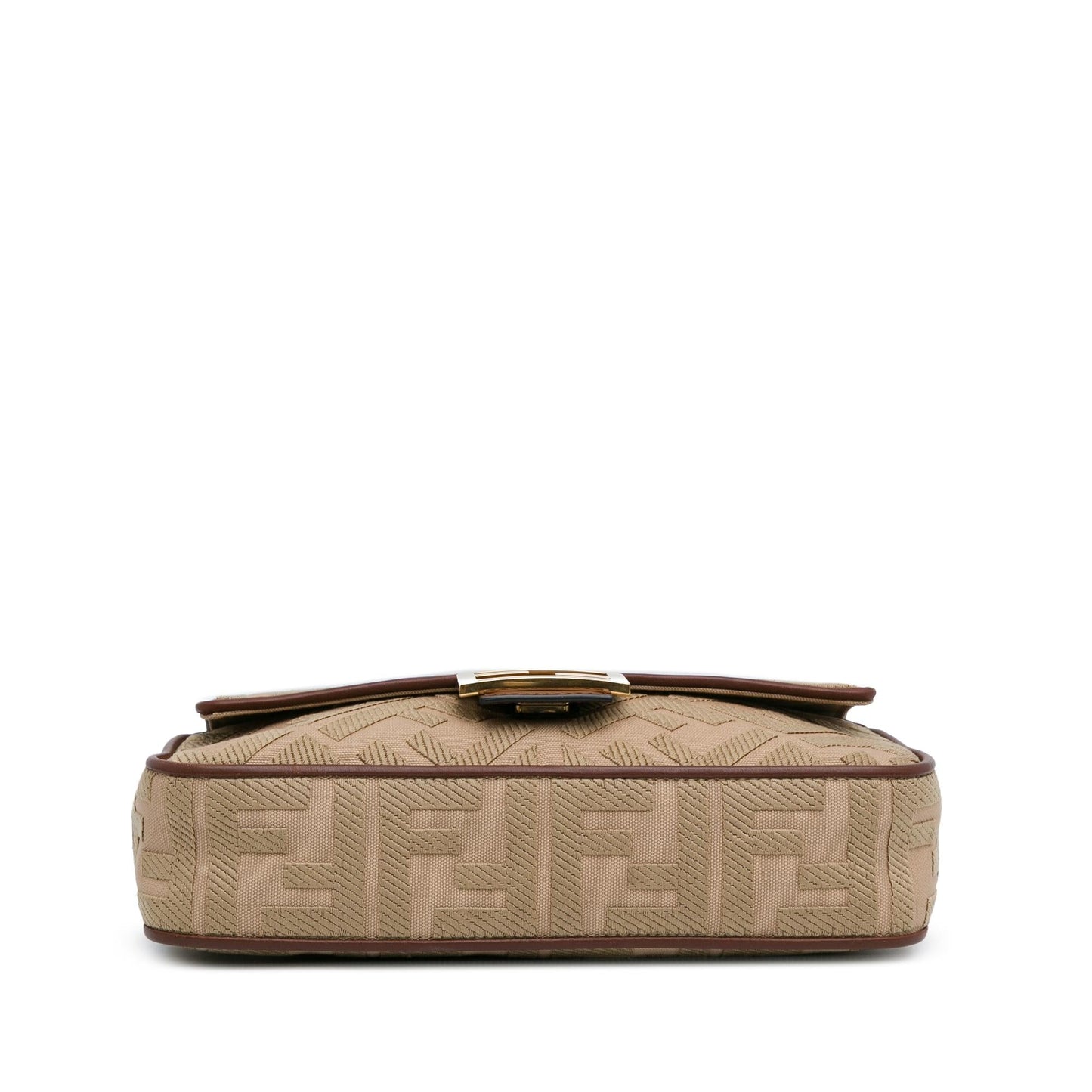 Fendi Baguette Canvas Red Shoulder Bag Canvas