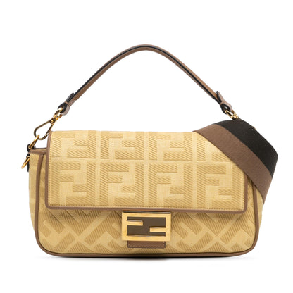 Fendi Baguette Leather Red Shoulder Bag Style 10
