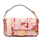 Fendi Baguette Canvas Red Shoulder Bag Style 11
