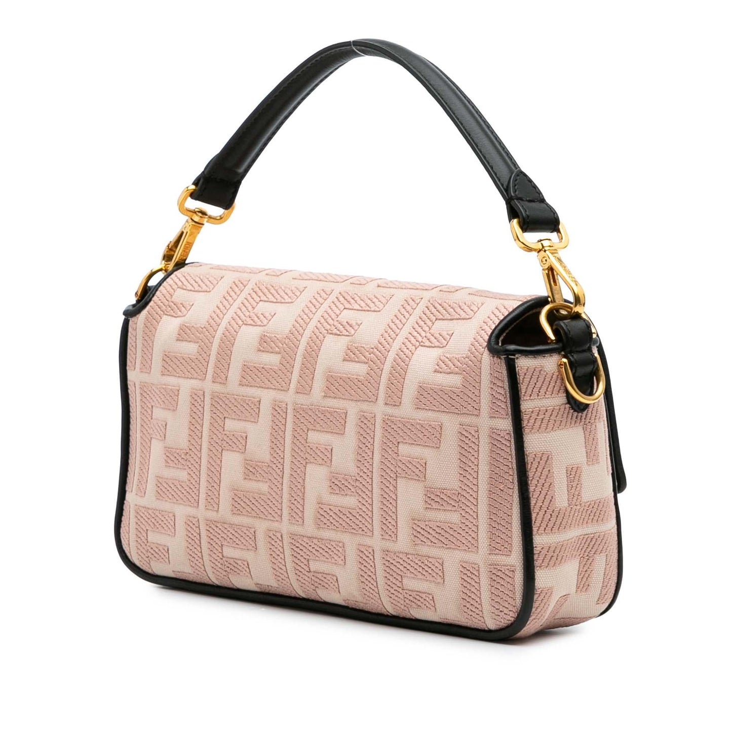 Fendi Baguette Canvas Red Shoulder Bag Style 13