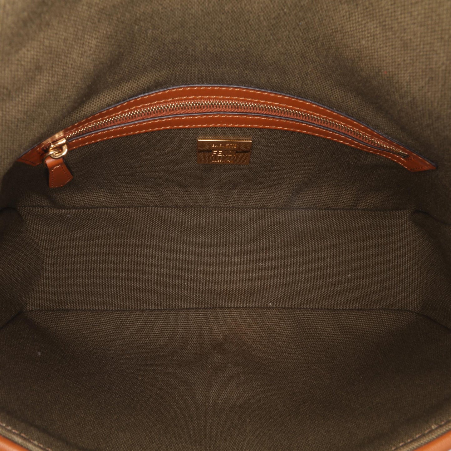 Fendi Baguette Zucchino Red Tote Bag