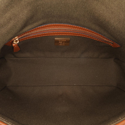 Fendi Baguette Zucchino Red Tote Bag
