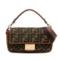 Fendi Baguette Canvas Red Shoulder Bag Style 31