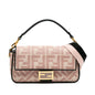 Fendi Baguette Canvas Red Shoulder Bag Style 29