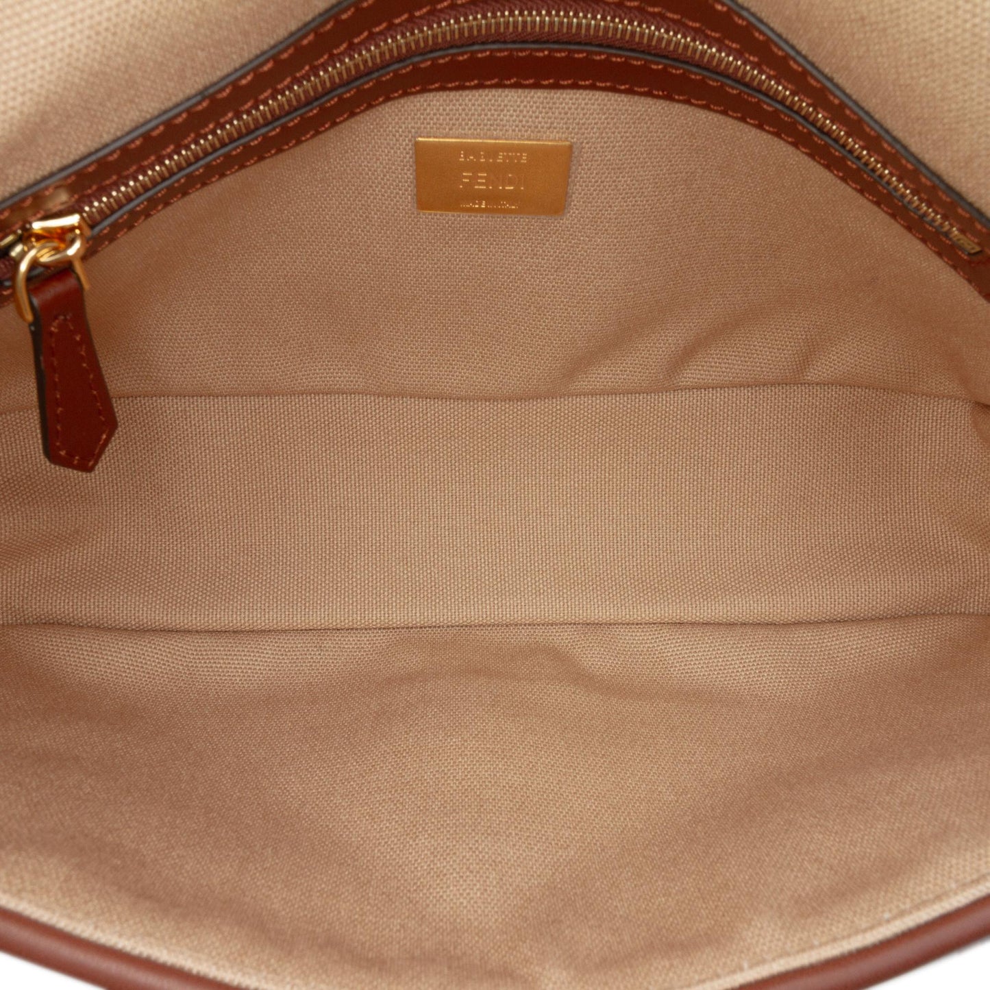 Fendi Small Zucca Spalmati Roll Tote