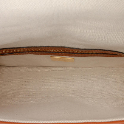 Fendi Baguette Canvas Red Shoulder Bag Style 38