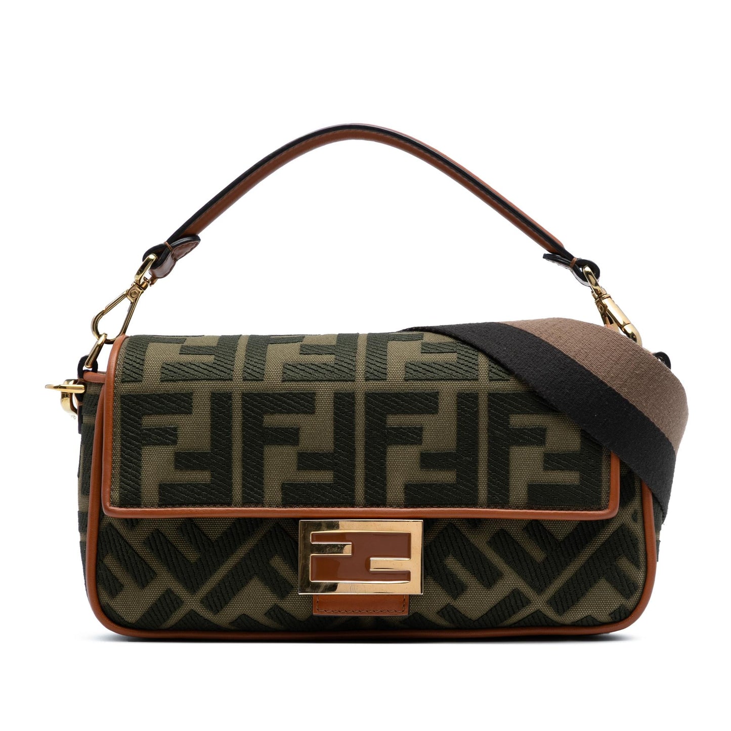 Fendi Baguette Zucchino Red Shoulder Bag Style 17