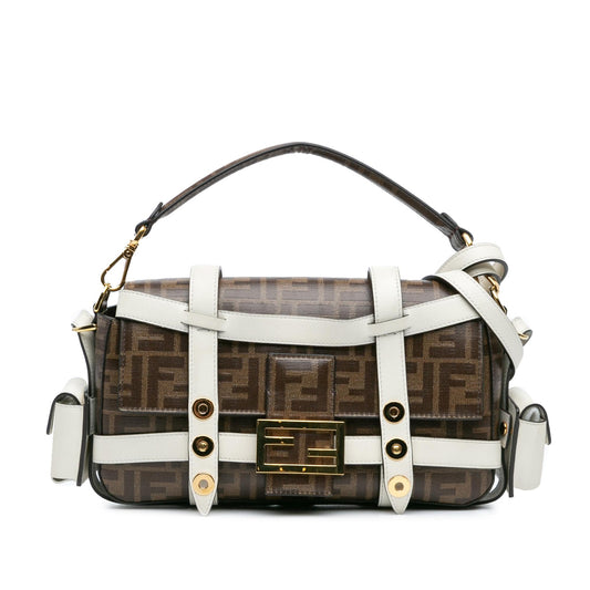 Fendi Baguette Zucca Red Shoulder Bag Style 20