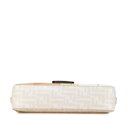 Fendi Baguette Canvas Red Shoulder Bag Style 3