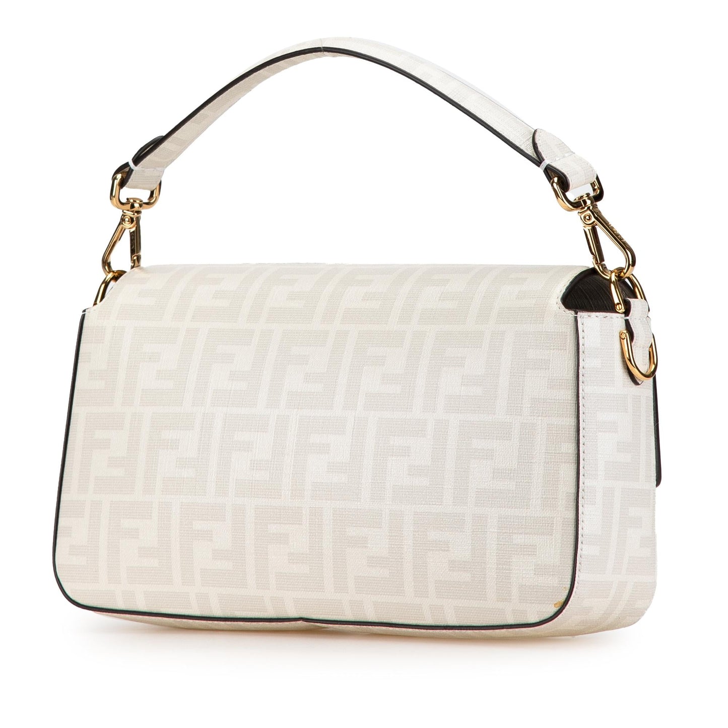 Fendi Baguette Canvas Red Shoulder Bag Style 3