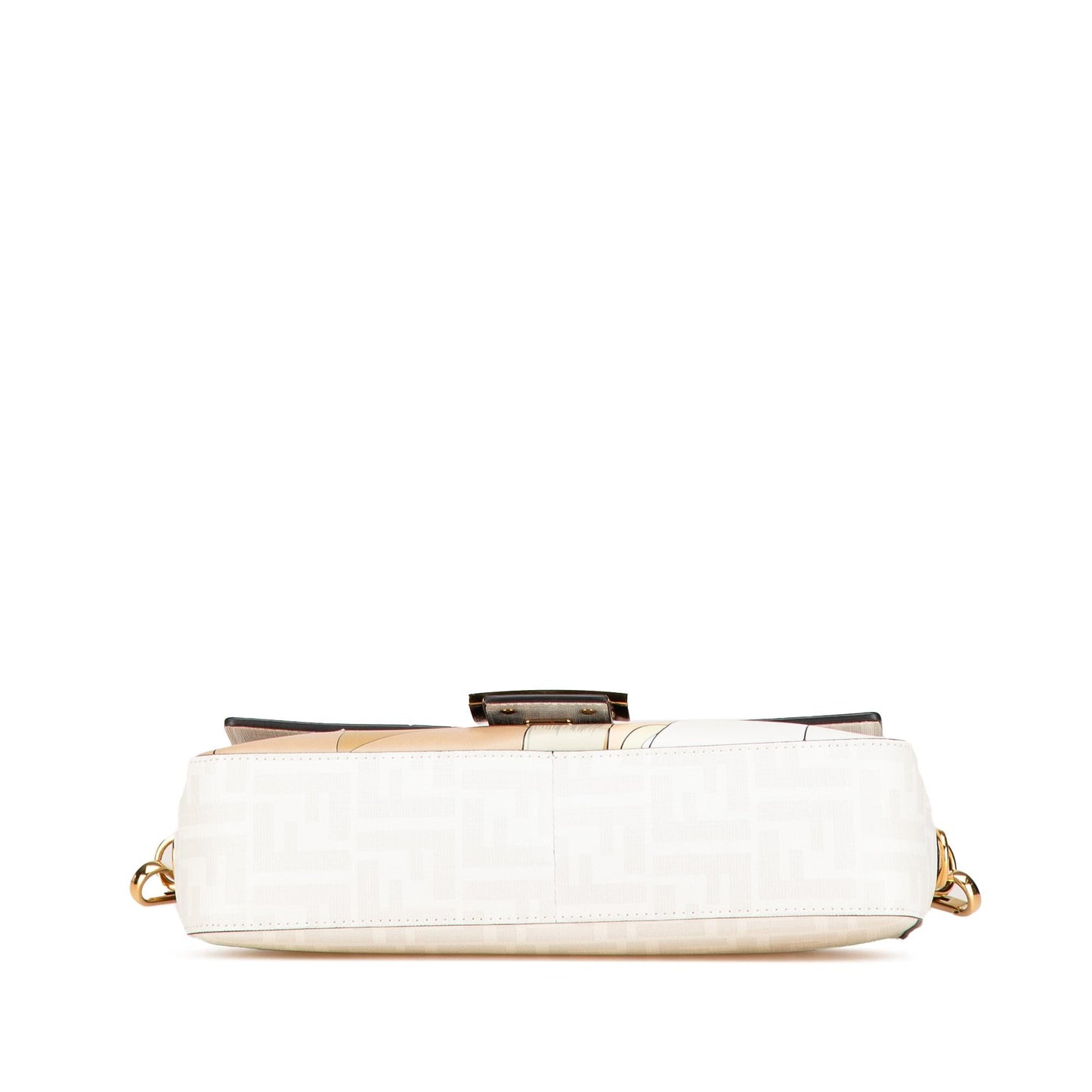 Fendi Baguette Canvas Red Shoulder Bag Style 2