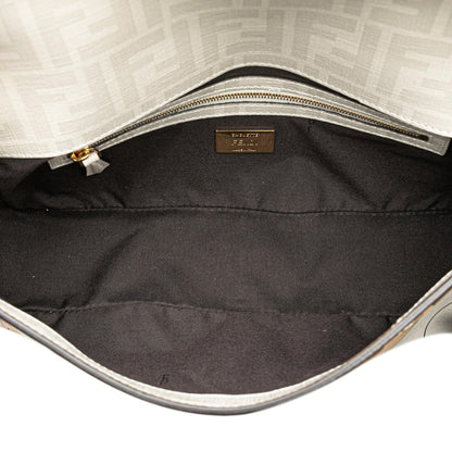 Fendi Baguette Canvas Red Shoulder Bag Style 2