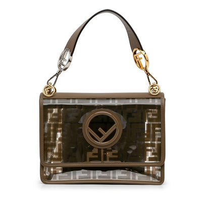 Fendi Zucca Kan I F Satchel (SHG-oQUl5t)