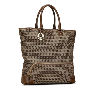 Fendi Zucchino Canvas Chef Shopping Tote