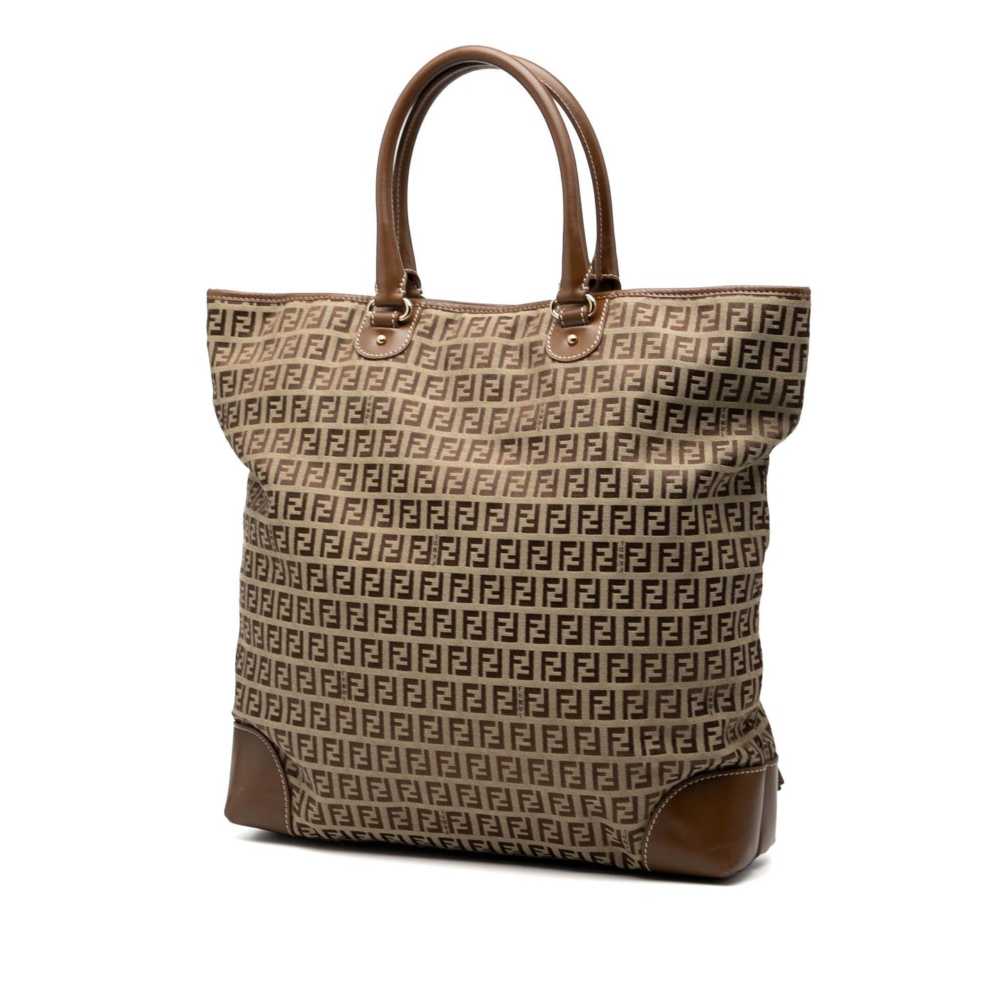 Fendi Tote Zucchino Red Tote Bag Style 79