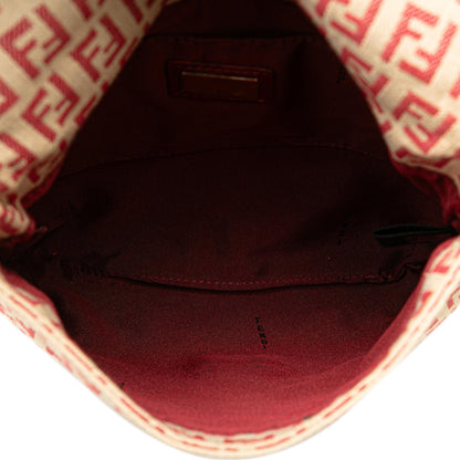 Fendi Tote Zucchino Red Tote Bag Zucchino