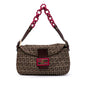 Fendi Zucchino Red Shoulder Bag Style 23