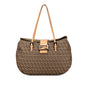 Fendi Zucchino Canvas Double Flap Tote