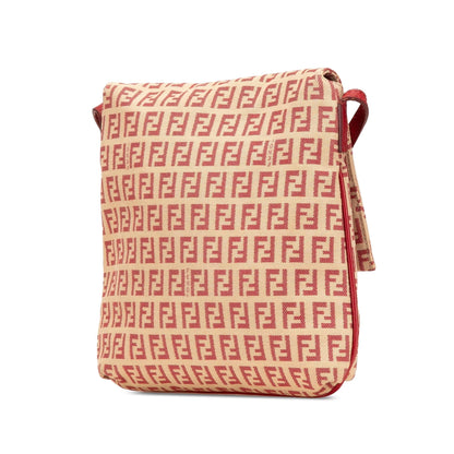 Fendi Baguette Zucchino Red Shoulder Bag Style 12