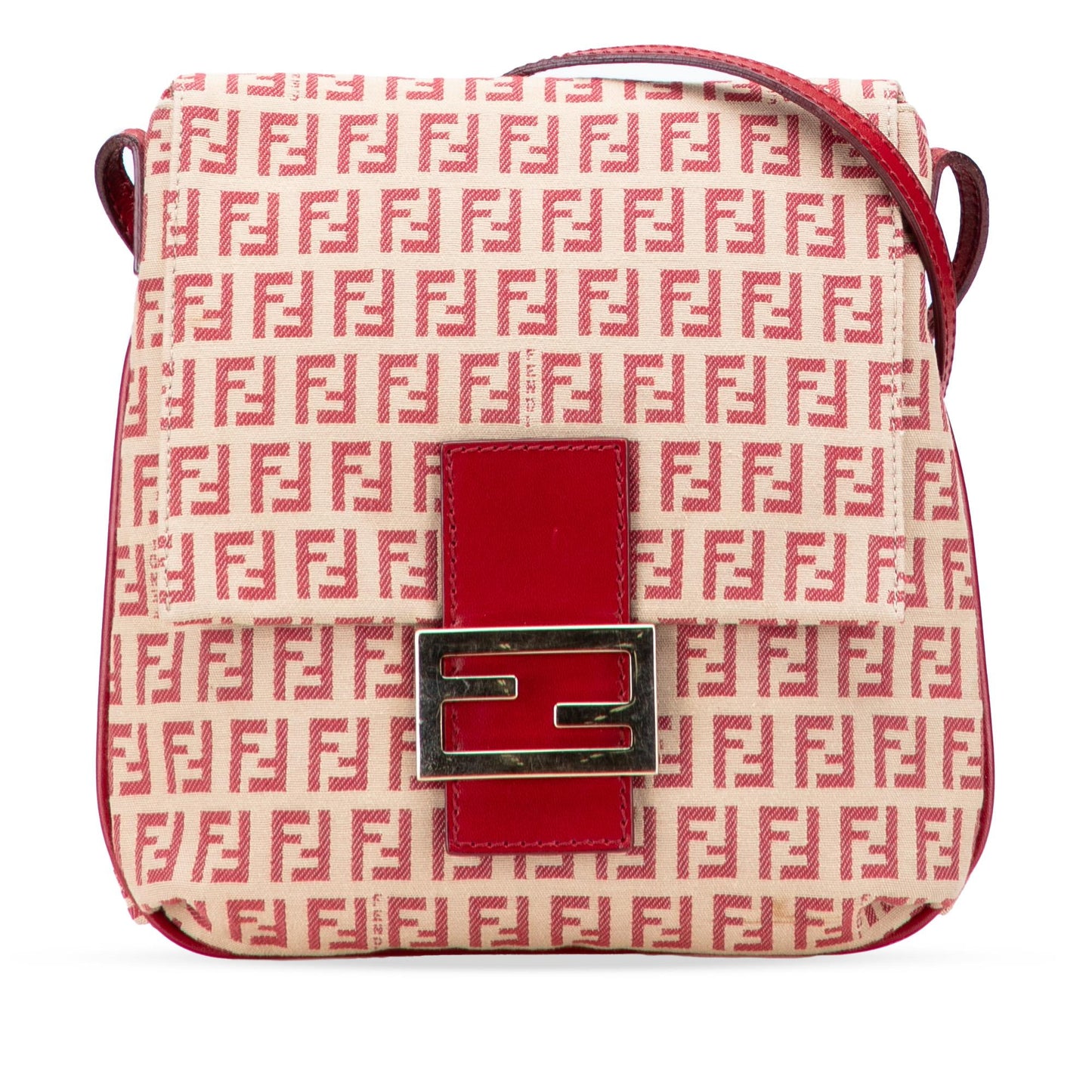 Fendi Luxury Zucchino Red Crossbody Style 22