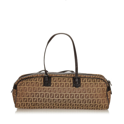 Fendi Zucchino Canvas Handbag (SHG-26783)