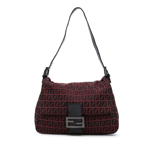 Fendi Zucchino Red Shoulder Bag Style 18