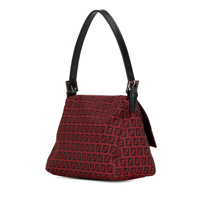 Fendi Zucchino Red Shoulder Bag Style 28