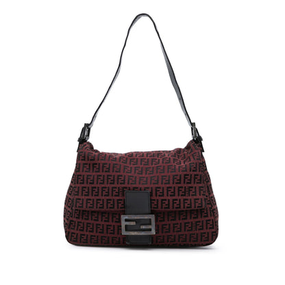 Fendi Zucchino Red Shoulder Bag Style 29