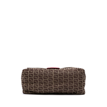 Fendi Zucchino Red Shoulder Bag Style 25