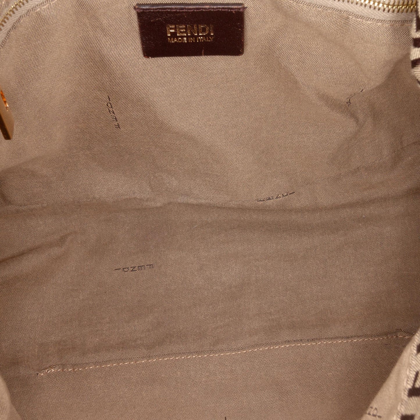 Fendi Zucchino Red Shoulder Bag Style 25