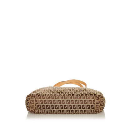 Fendi Zucchino Canvas Shoulder Bag (SHG-25645)