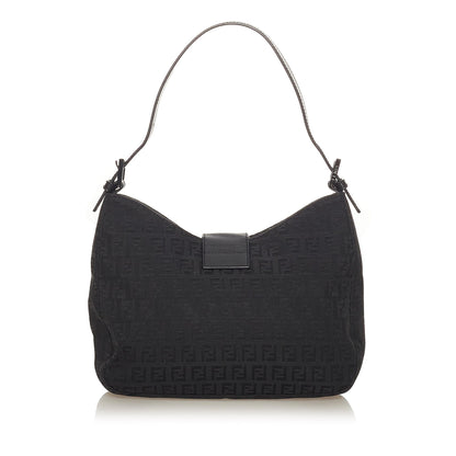 Fendi Zucchino Canvas Shoulder Bag (SHG-27368)