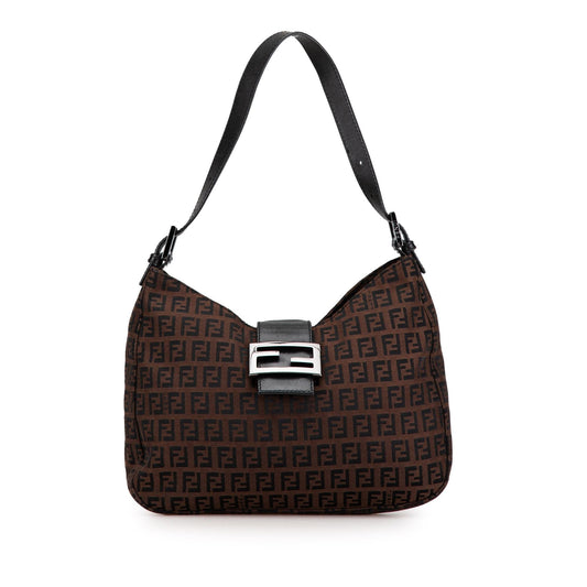 Fendi Zucchino Canvas Shoulder Bag Shg-Xmkqee