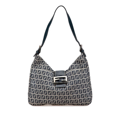 Fendi Zucchino Canvas Shoulder Bag