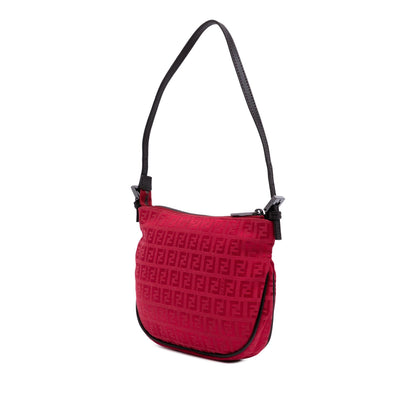 Fendi Zucchino Red Shoulder Bag Style 36