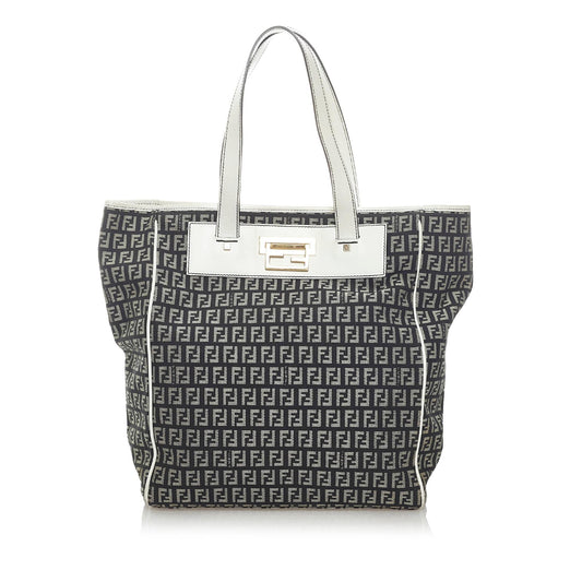 Fendi Zucchino Canvas Tote Bag (SHG-33487)