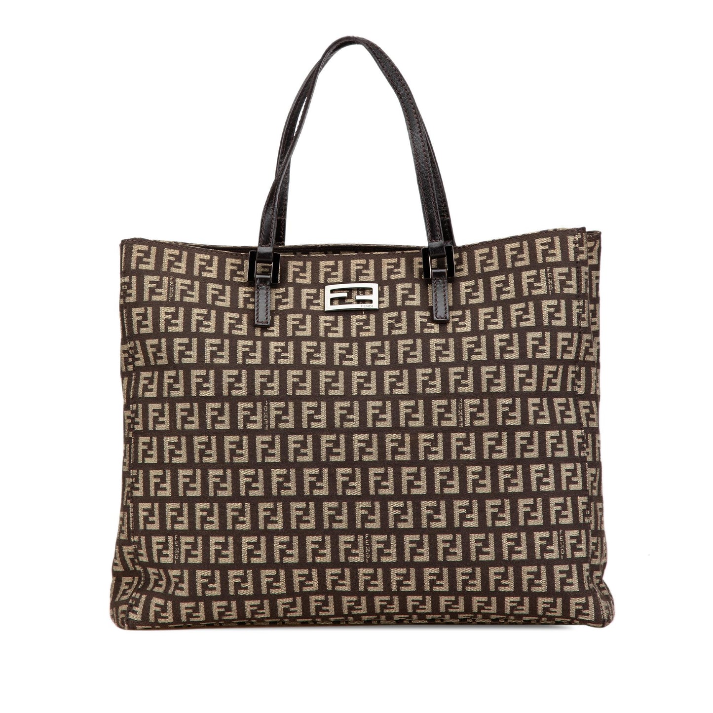 Fendi Zucchino Canvas Tote Shg-3Yugbf