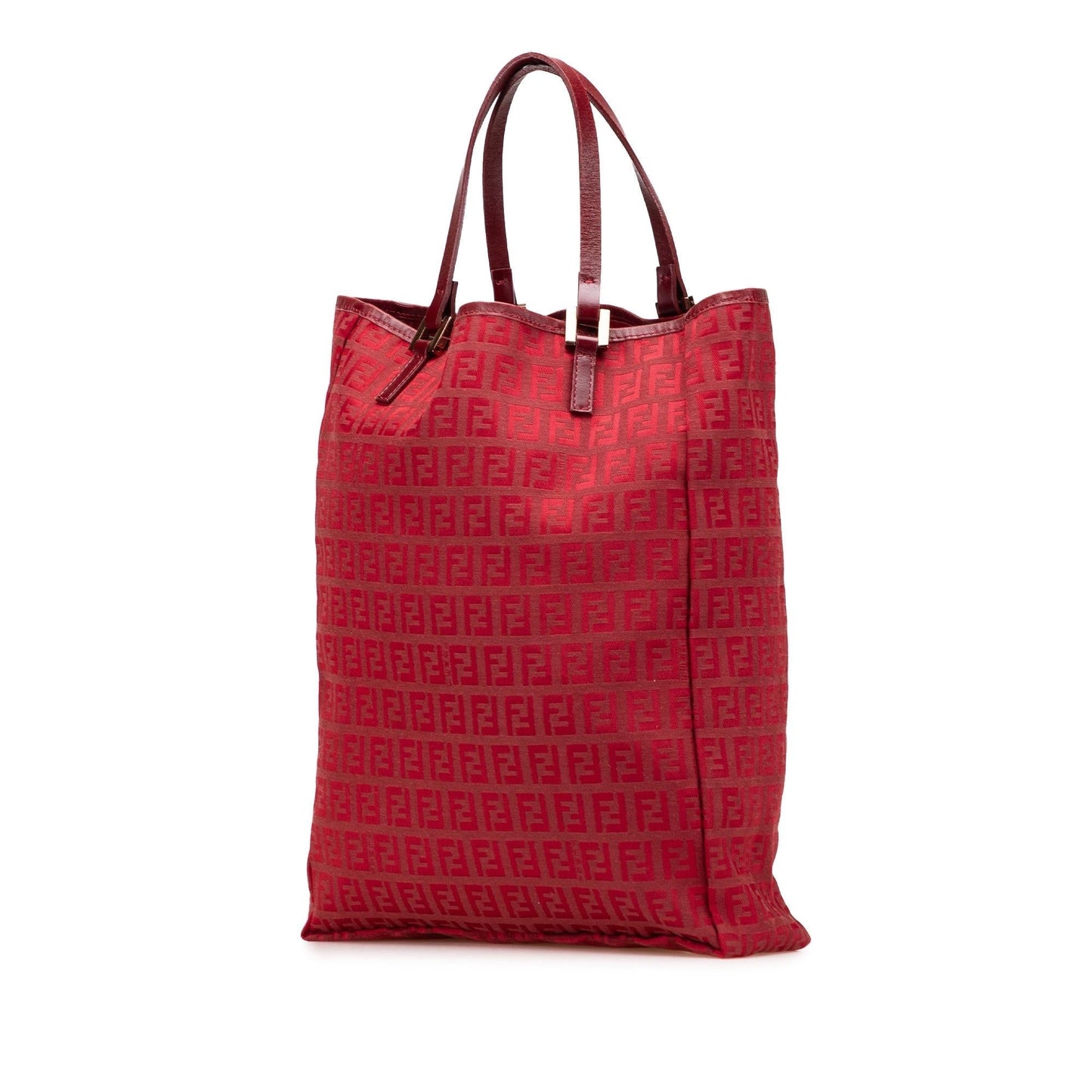 Fendi Tote Zucchino Red Tote Bag Style 18