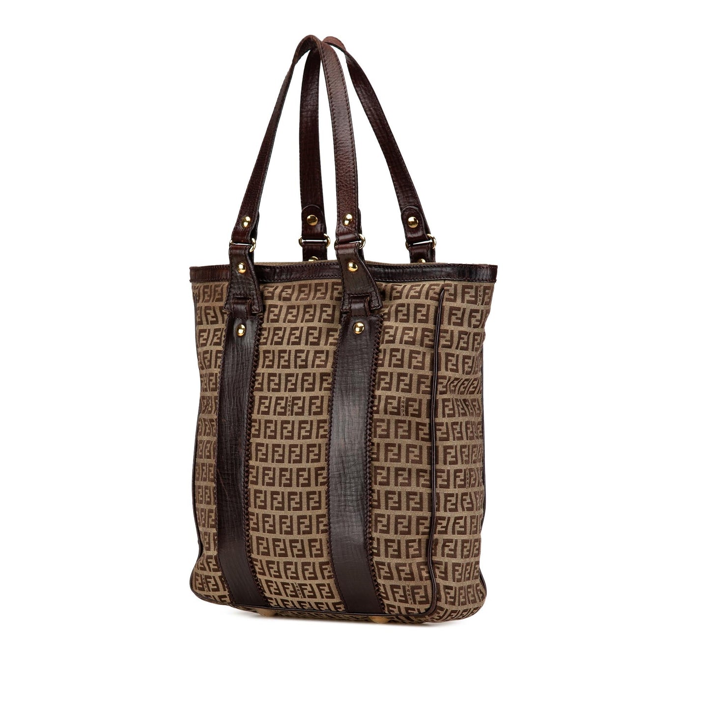 Fendi Tote Zucchino Red Tote Bag Style 36