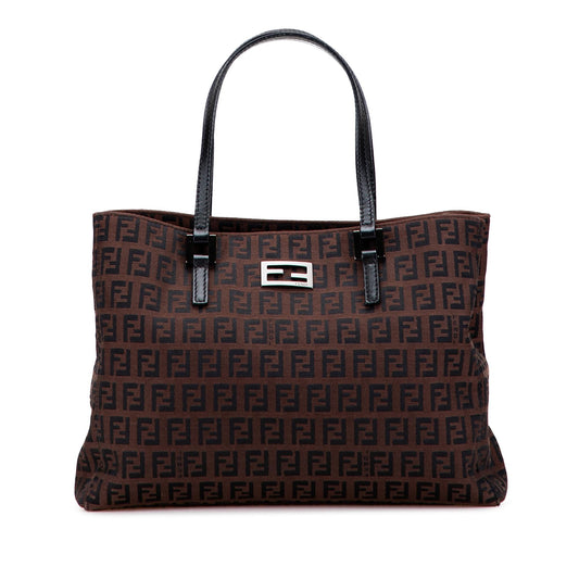 Fendi Tote Zucchino Red Tote Bag Style 52