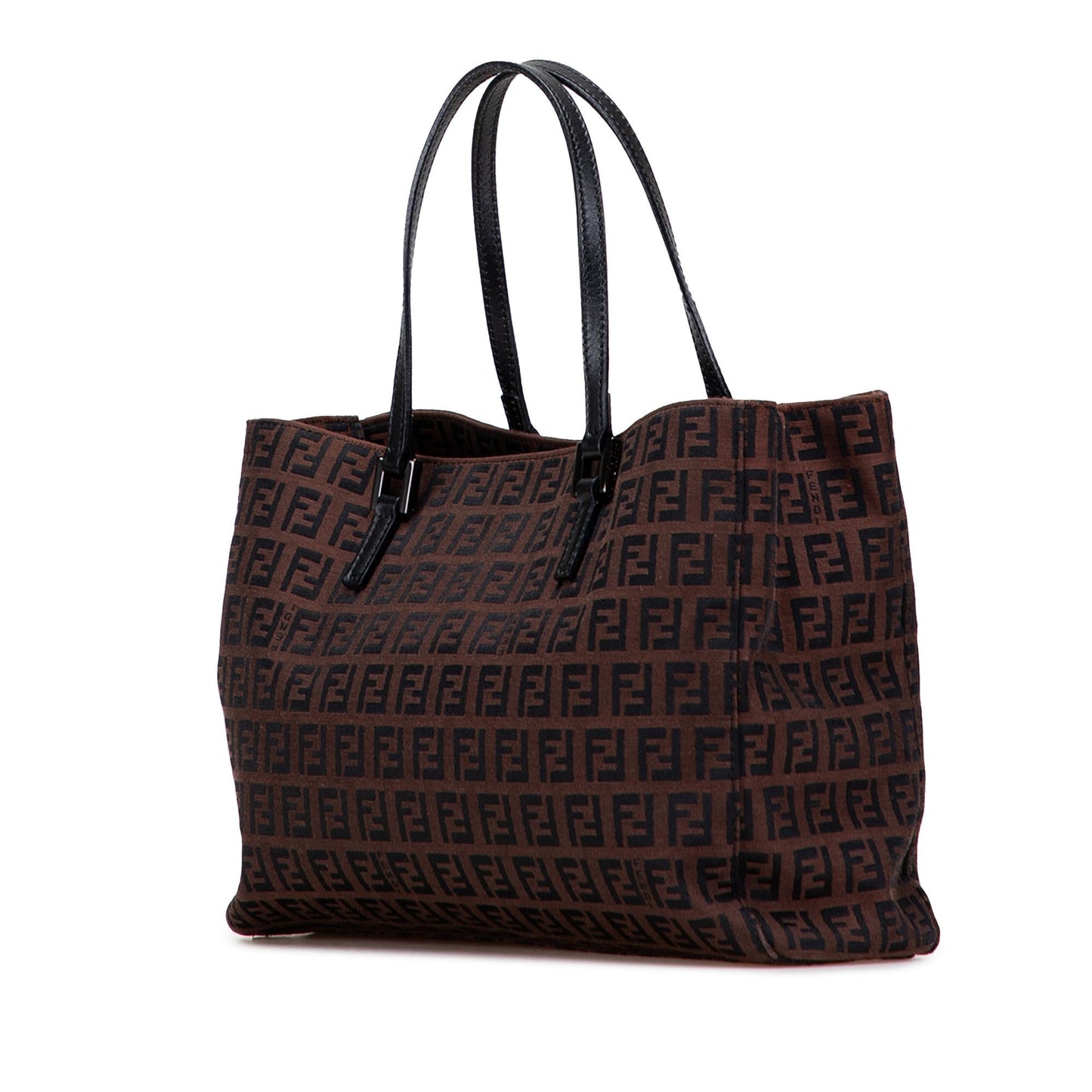 Fendi Tote Zucchino Red Tote Bag Style 52