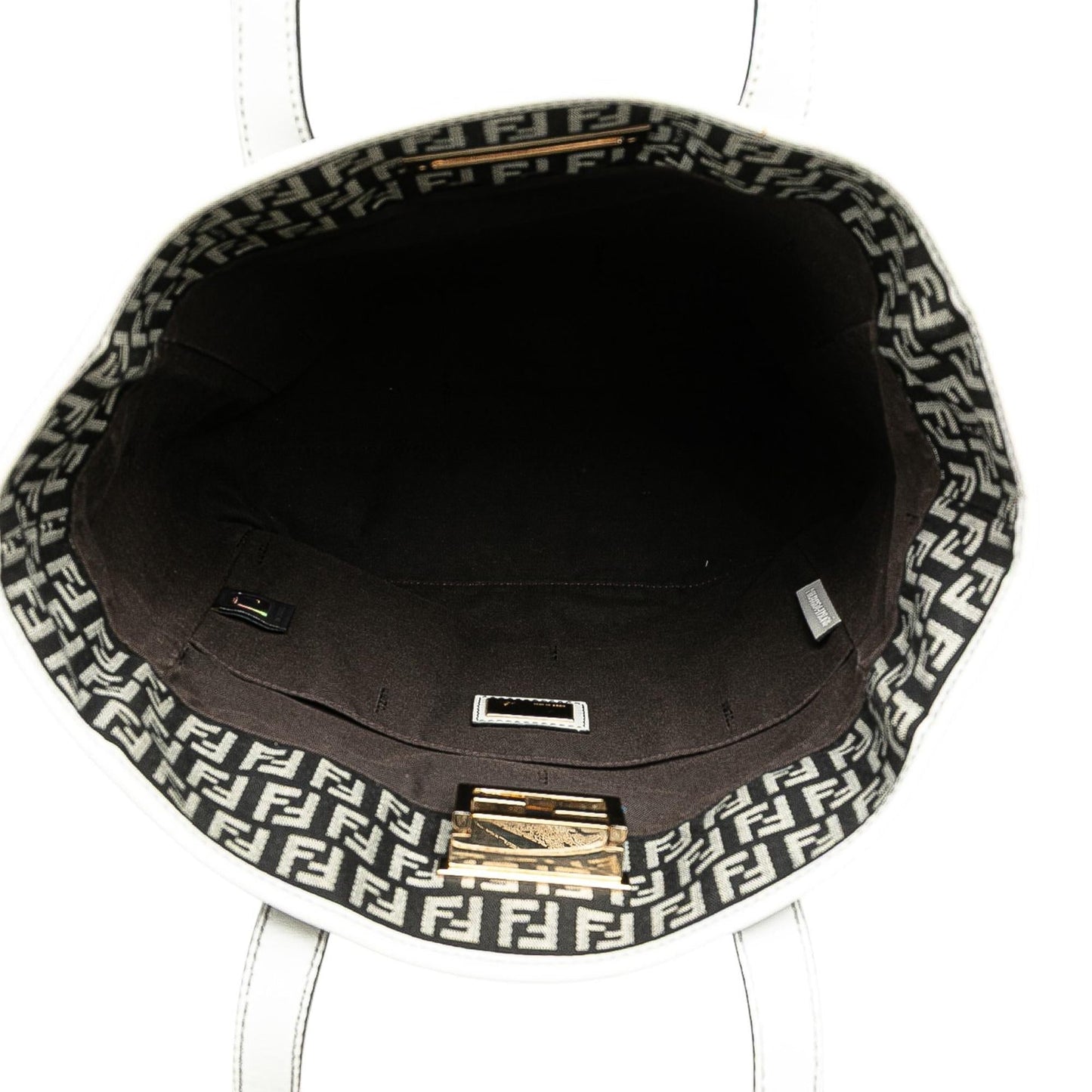 Fendi Tote Zucchino Red Tote Bag Style 53