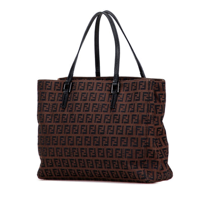 Fendi Tote Zucchino Red Tote Bag Style 58